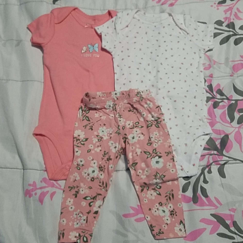 6 month outfit onesie bundle